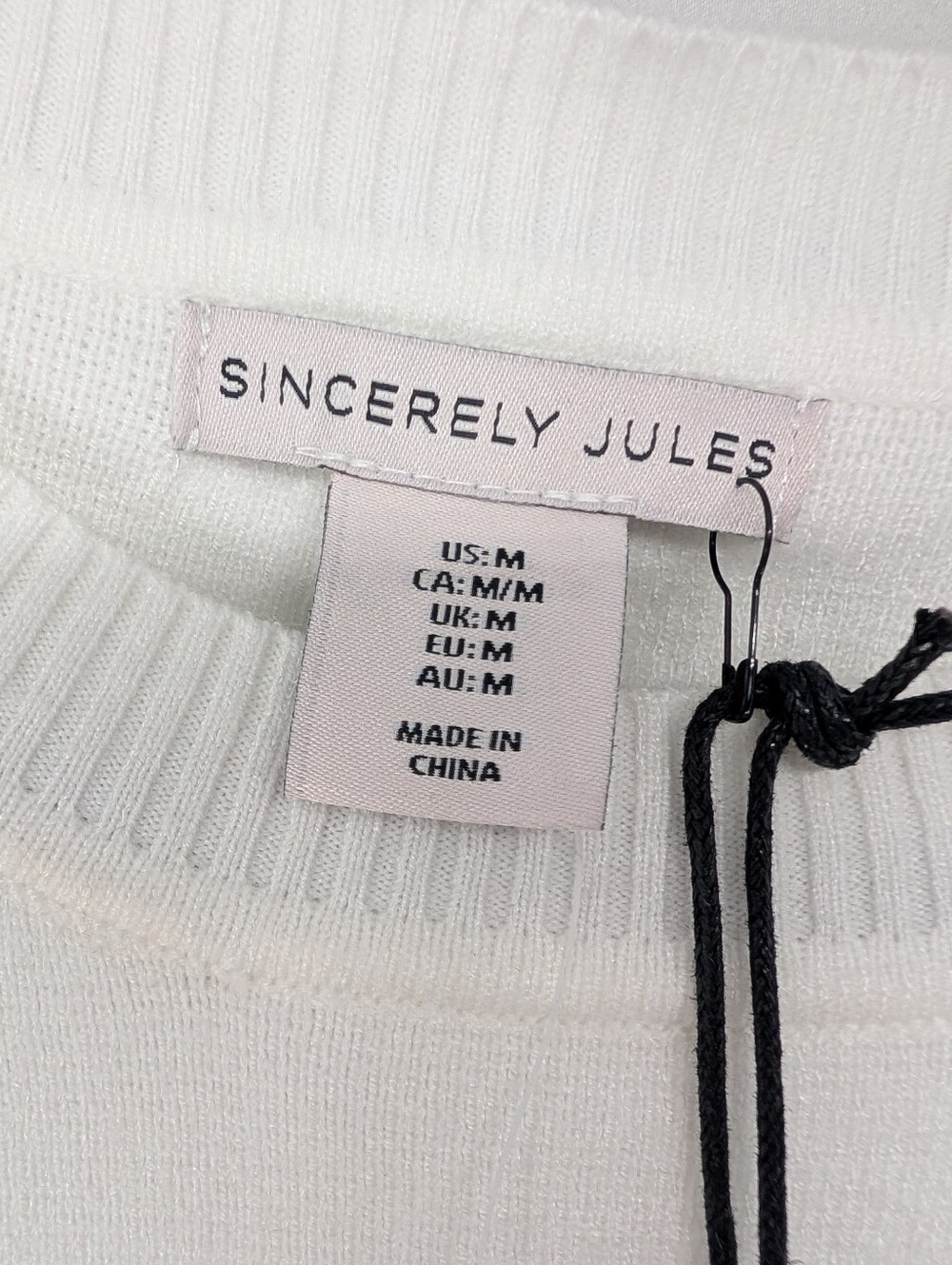 NWT Sincerely Jules Pastel Blue Wide-Leg Knit Pants And Top Set Size Medium - Picture 3 of 6